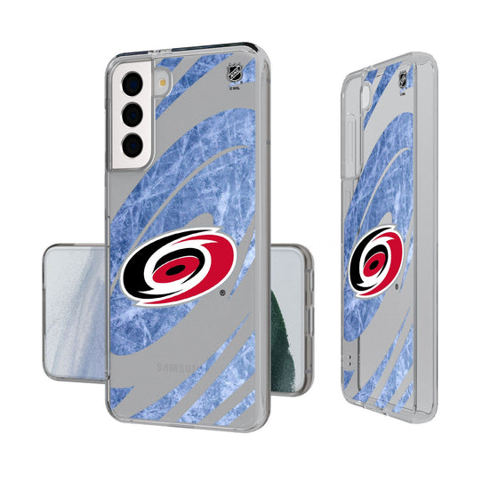 Carolina Hurricanes Ice Tilt Clear Case-1