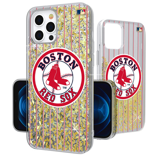 Boston Red Sox 1976-2008 - Cooperstown Collection Pinstripe Gold Glitter Case - 757 Sports Collectibles