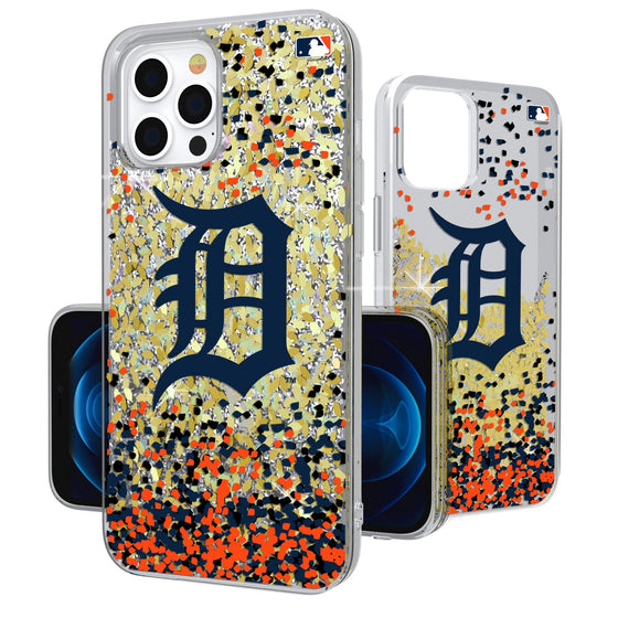 Detroit Tigers Confetti Gold Glitter Case - 757 Sports Collectibles