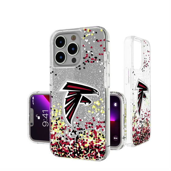 Atlanta Falcons Confetti Glitter Case - 757 Sports Collectibles