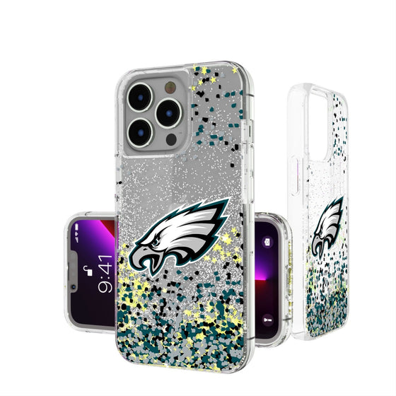 Philadelphia Eagles Confetti Glitter Case - 757 Sports Collectibles