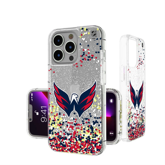 Washington Capitals Confetti Glitter Case-0