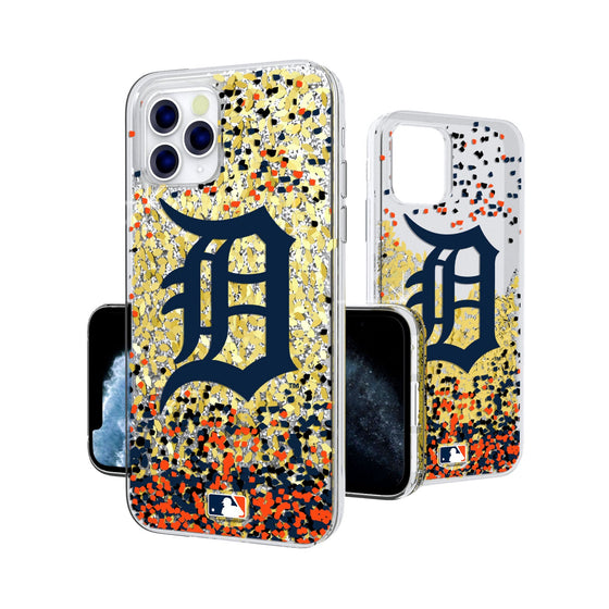 Detroit Tigers Confetti Gold Glitter Case - 757 Sports Collectibles