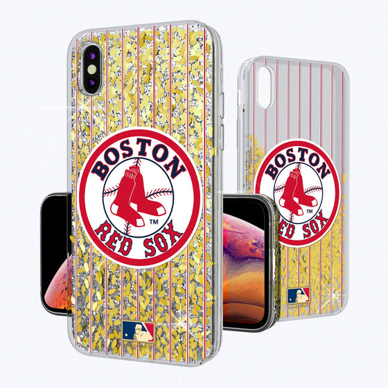 Boston Red Sox 1976-2008 - Cooperstown Collection Pinstripe Gold Glitter Case - 757 Sports Collectibles