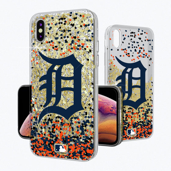 Detroit Tigers Confetti Gold Glitter Case - 757 Sports Collectibles