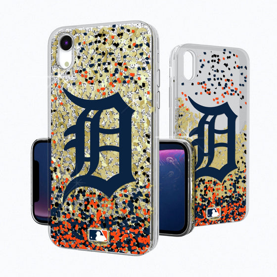 Detroit Tigers Confetti Gold Glitter Case - 757 Sports Collectibles