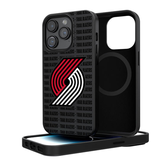 Portland Trail Blazers Blackletter Magnetic Case-0