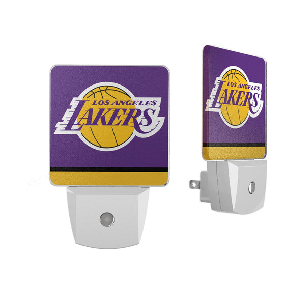 Los Angeles Lakers Stripe Night Light 2-Pack-0