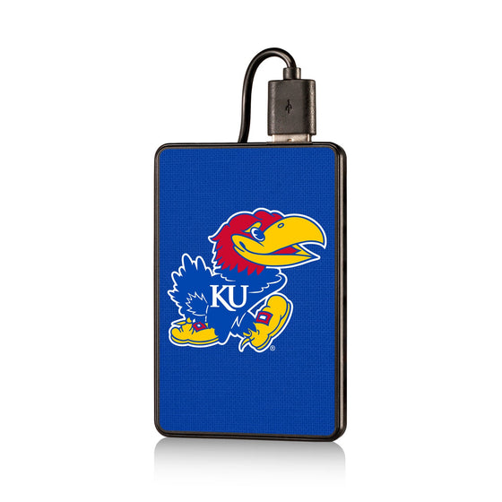 Kansas Jayhawks Solid 2200mAh Credit Card Powerbank-0