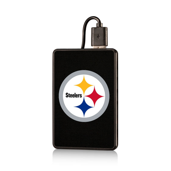 Pittsburgh Steelers Solid 2200mAh Credit Card Powerbank - 757 Sports Collectibles