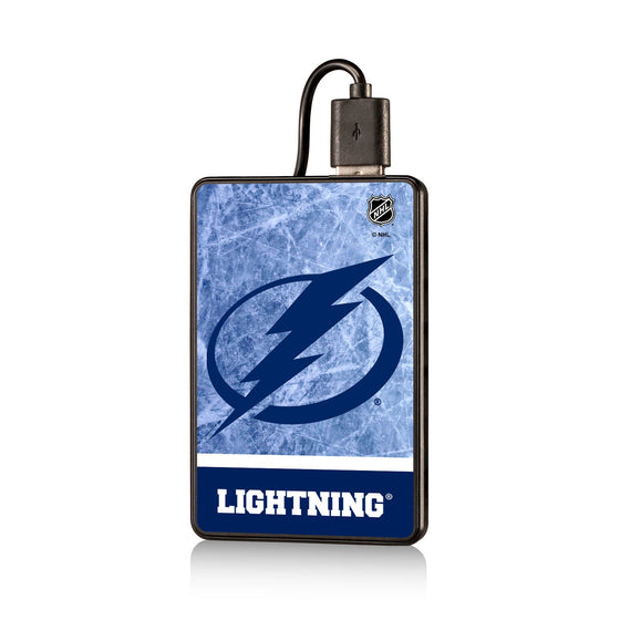 Tampa Bay Lightning Ice Wordmark 2500mAh Credit Card Powerbank-0