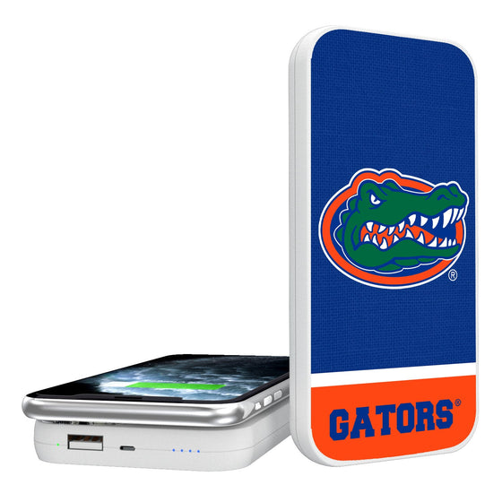 Florida Gators Solid Wordmark 5000mAh Portable Wireless Charger-0