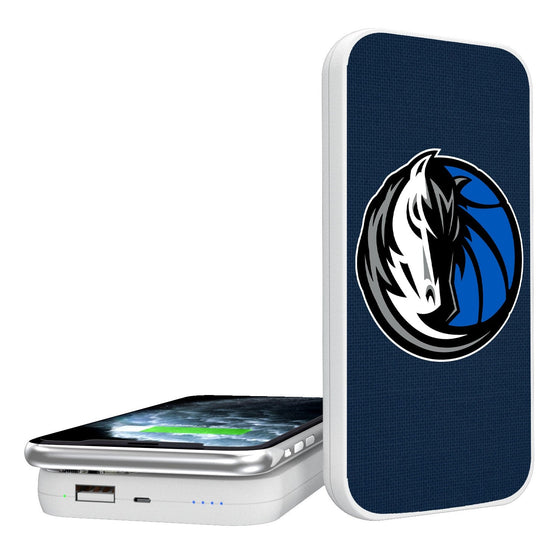 Dallas Mavericks Solid 5000mAh Portable Wireless Charger-0