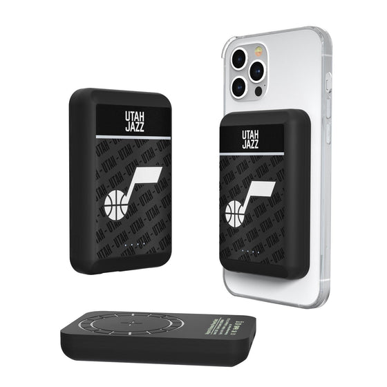 Utah Jazz Endzone Plus Wireless Mag Power Bank-0