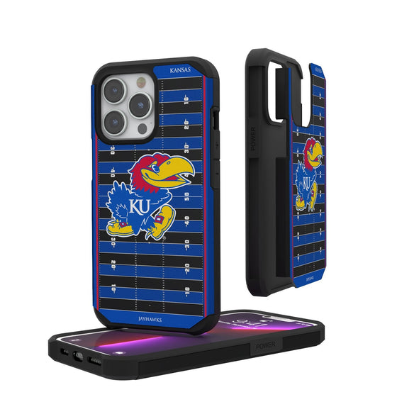 Kansas Jayhawks Football Field Rugged Case-0