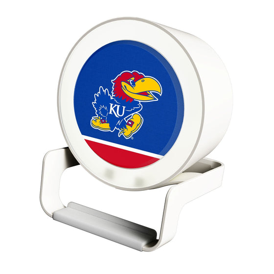 Kansas Jayhawks Solid Wordmark Night Light Charger and Bluetooth Speaker-0