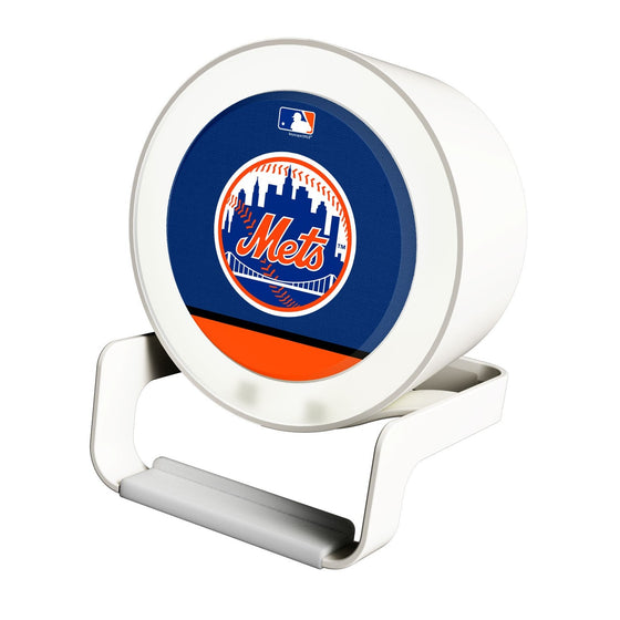 New York Mets Solid Wordmark Night Light Charger and Bluetooth Speaker - 757 Sports Collectibles