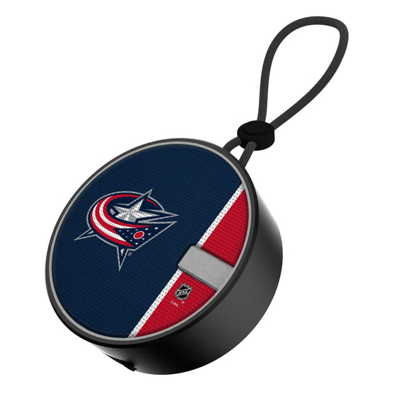 Columbus Blue Jackets Solid Wordmark Waterproof Speaker-0