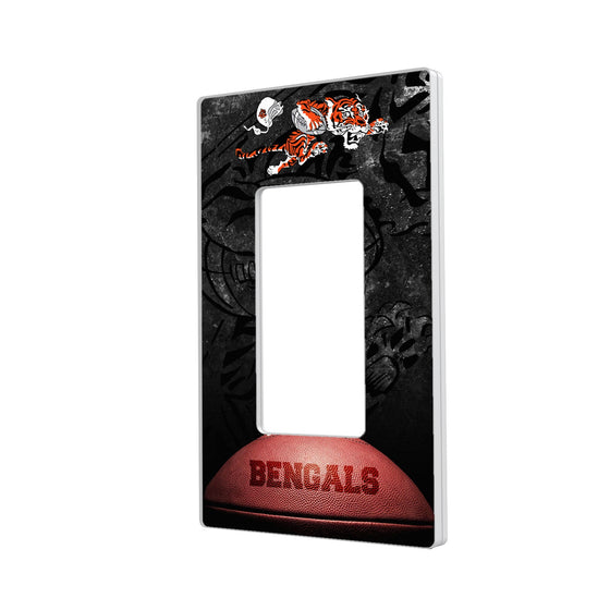 Cincinnati Bengals Legendary Hidden-Screw Light Switch Plate - 757 Sports Collectibles