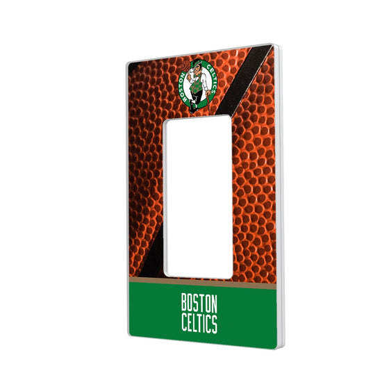 Boston Celtics Basketball Hidden-Screw Light Switch Plate-1