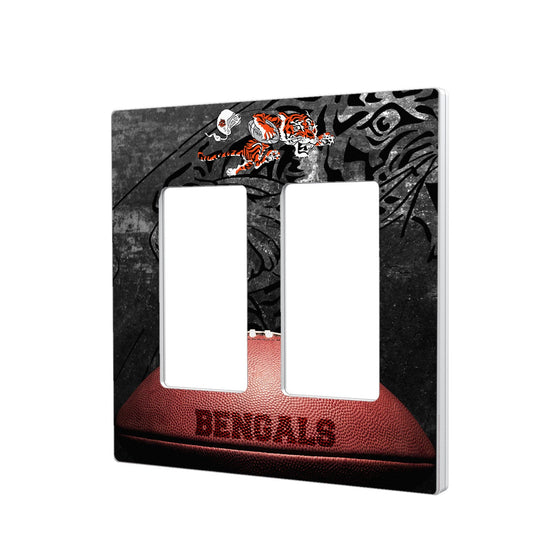 Cincinnati Bengals Legendary Hidden-Screw Light Switch Plate - 757 Sports Collectibles