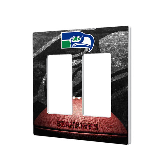 Seattle Seahawks Legendary Hidden-Screw Light Switch Plate - 757 Sports Collectibles