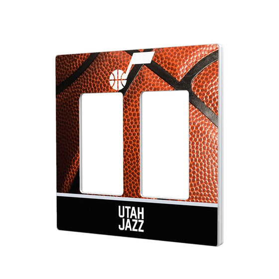 Utah Jazz Basketball Hidden-Screw Light Switch Plate-3