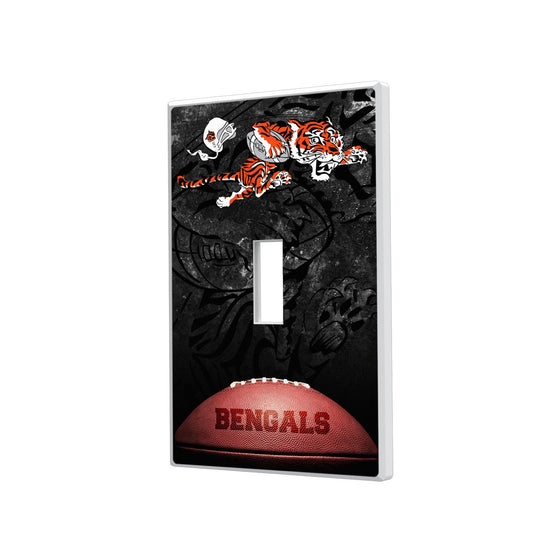 Cincinnati Bengals Legendary Hidden-Screw Light Switch Plate - 757 Sports Collectibles