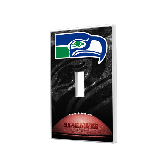 Seattle Seahawks Legendary Hidden-Screw Light Switch Plate - 757 Sports Collectibles