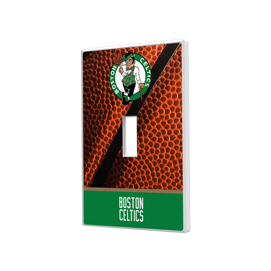 Boston Celtics Basketball Hidden-Screw Light Switch Plate-0