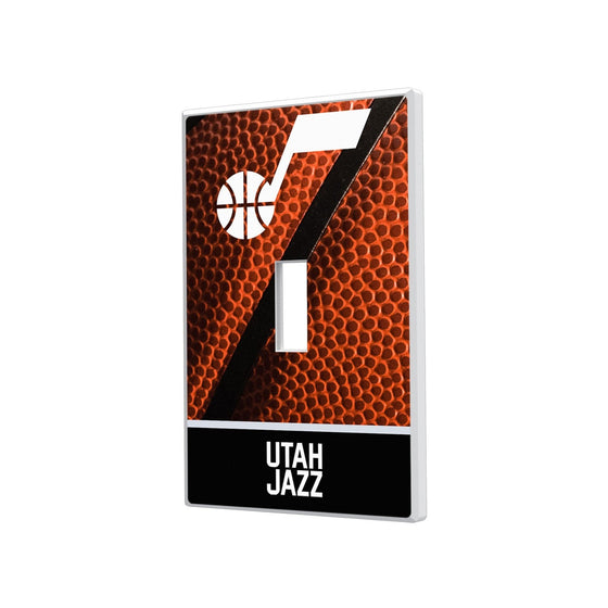 Utah Jazz Basketball Hidden-Screw Light Switch Plate-0