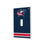 Columbus Blue Jackets Stripe Hidden-Screw Light Switch Plate-0