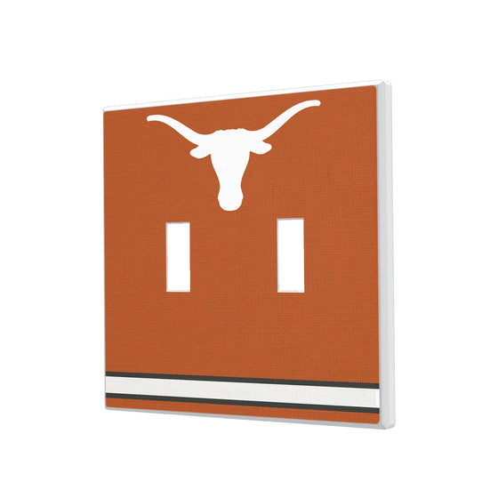 Texas Longhorns Stripe Hidden-Screw Light Switch Plate-2