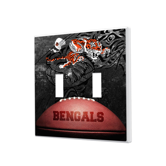 Cincinnati Bengals Legendary Hidden-Screw Light Switch Plate - 757 Sports Collectibles