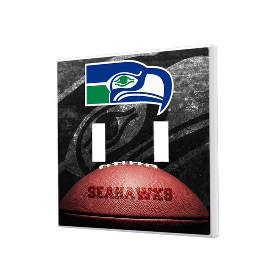 Seattle Seahawks Legendary Hidden-Screw Light Switch Plate - 757 Sports Collectibles