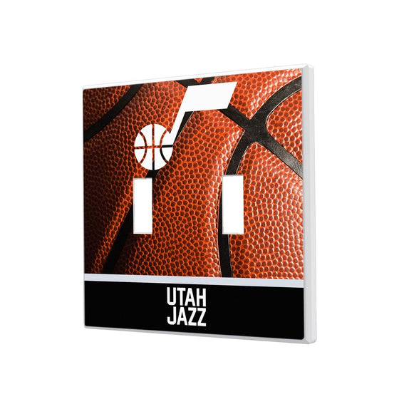 Utah Jazz Basketball Hidden-Screw Light Switch Plate-2