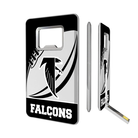 Atlanta Falcons Classic  Passtime Credit Card USB Drive with Bottle Opener 32GB - 757 Sports Collectibles