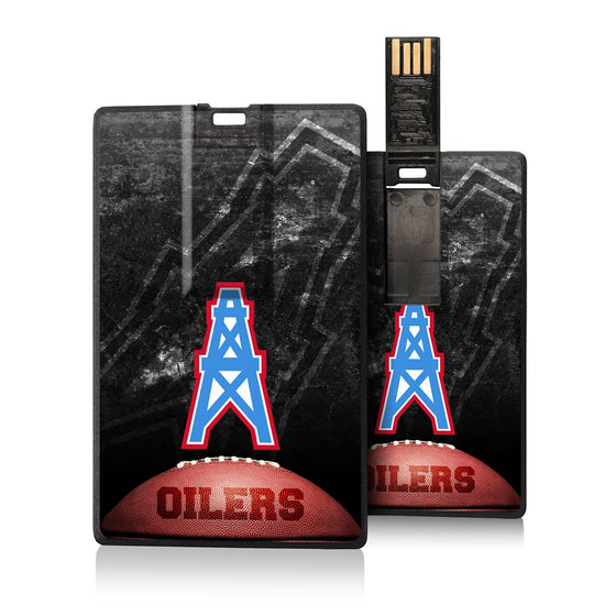 Houston Oilers Legendary Credit Card USB Drive 32GB - 757 Sports Collectibles