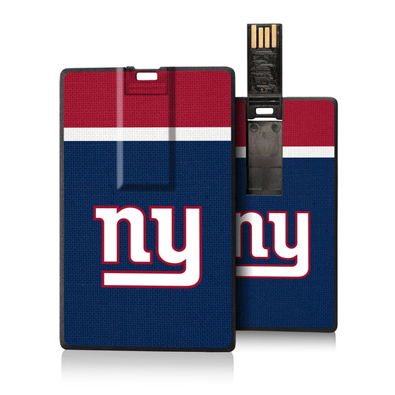 New York NY Giants Stripe Credit Card USB Drive 16GB - 757 Sports Collectibles