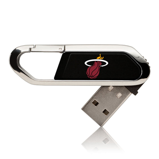 Miami Heat Solid USB 32GB Clip Style Flash Drive-0