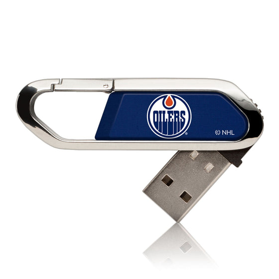 Edmonton Oilers Solid USB 32GB Clip Style Flash Drive-0