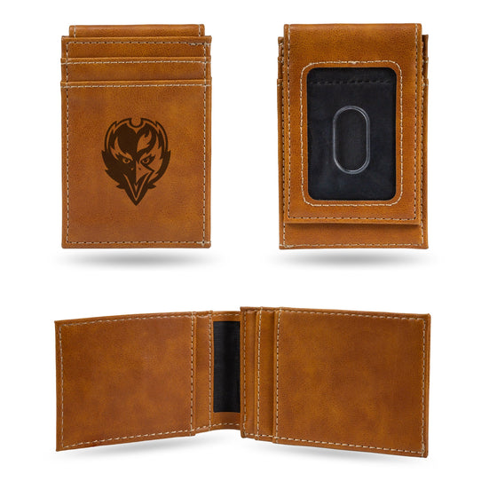 NFL Baltimore Ravens Premium Front Pocket Wallet - Compact/Comfortable  