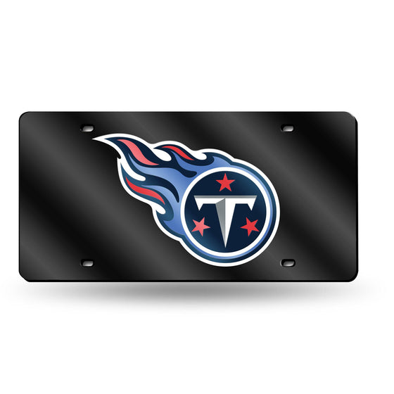 Tennessee TITANS BLACK W/FLAME LOGO LASER TAG (Rico) - 757 Sports Collectibles