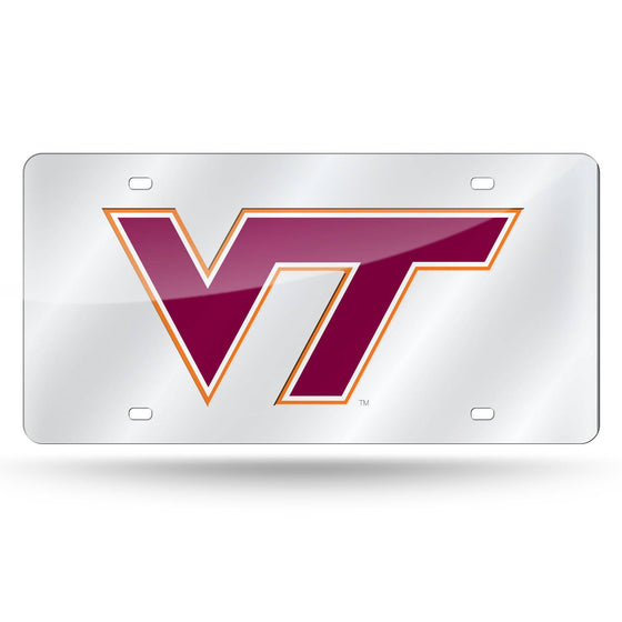 VIRGINIA TECH VT Hokies SILVER LASER TAG (Rico) - 757 Sports Collectibles