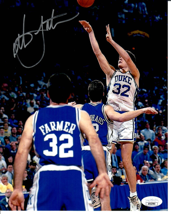 Duke Blue Devils Christian Laettner The Shot Signed Autograph 8x10 Photo  - JSA COA - 757 Sports Collectibles