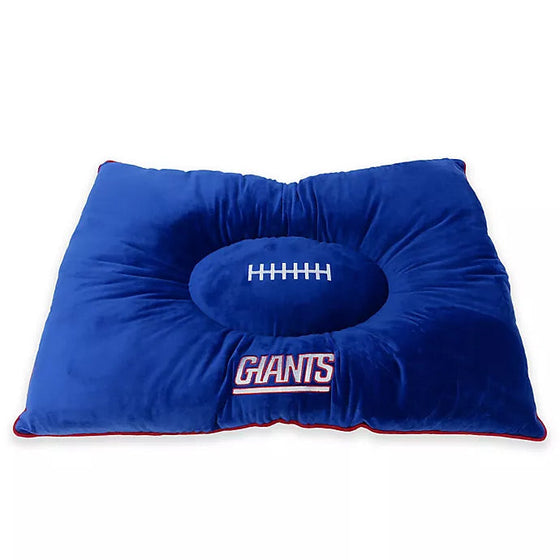 New York Giants Pet Pillow Bed