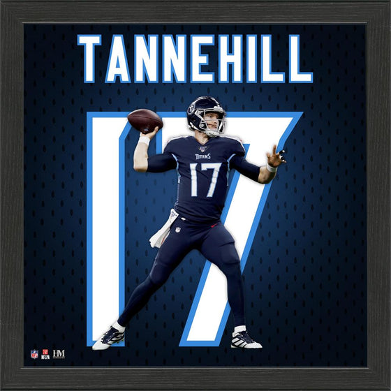 Tennessee Titans Ryan Tannehill Jersey Number Frame