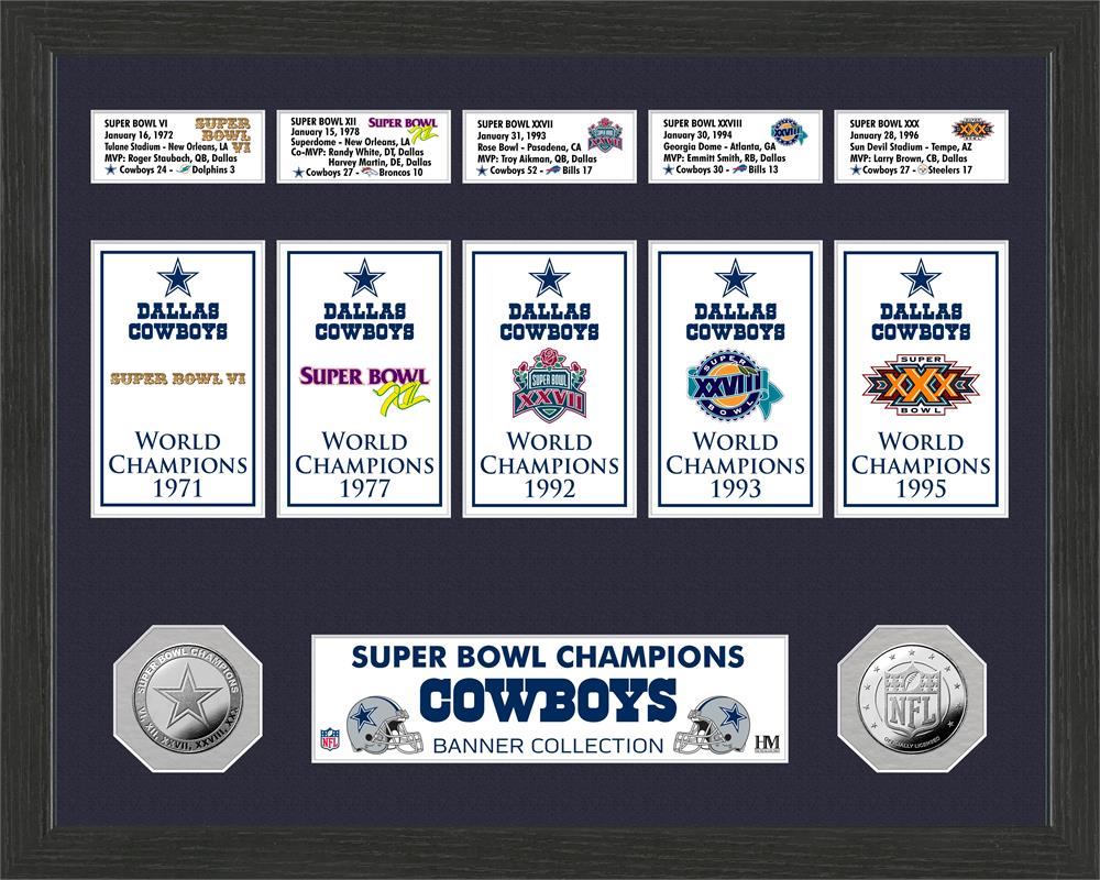 Highland Mint Dallas Cowboys Super Bowl Tickets Picture