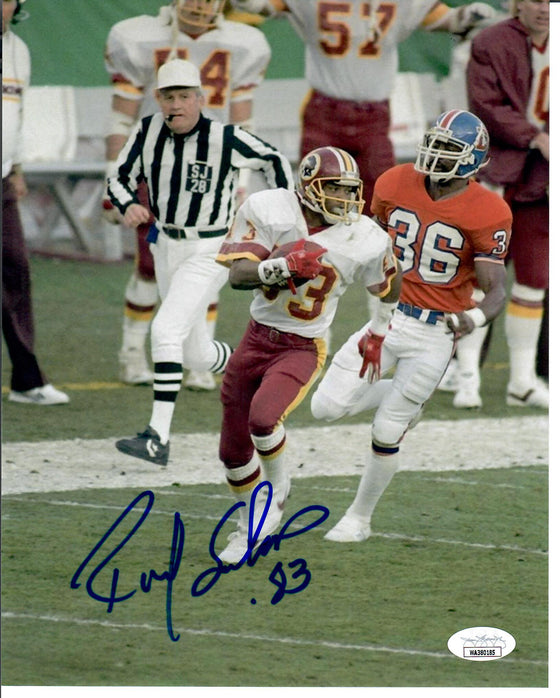 Washington Commanders Ricky Sanders Signed Autograph 8x10 Photo - JSA COA - 757 Sports Collectibles