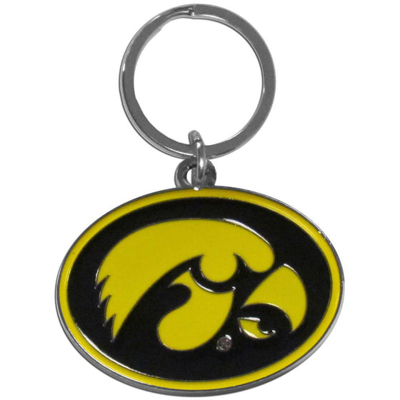 Iowa Hawkeyes Enameled Key Chain (SSKG) - 757 Sports Collectibles